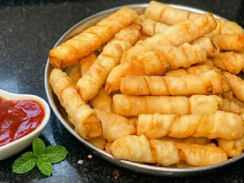 Crispy Potato Ribbon Snack